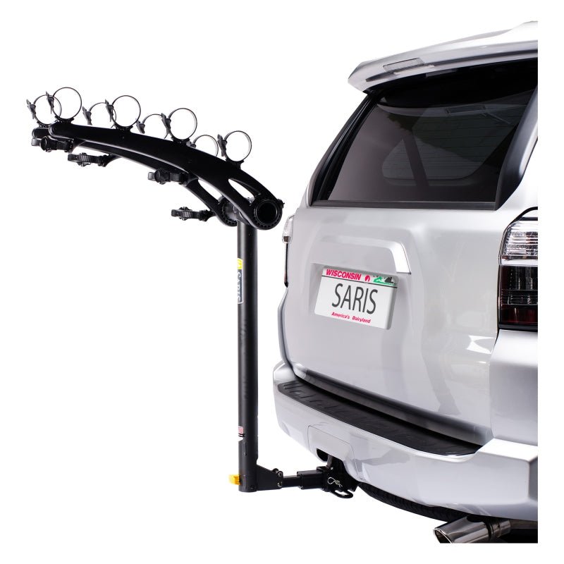 Auto Racks Saris Saris Bones Hitch 4 Bike 1-1/4 or 2` Black 140lbs Black