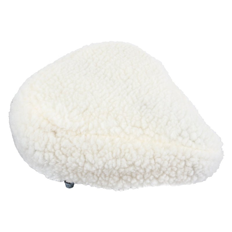 Saddles Sunlite Sunlite Fur Seat Cover Cruiser White 10.5x10.25` Beige