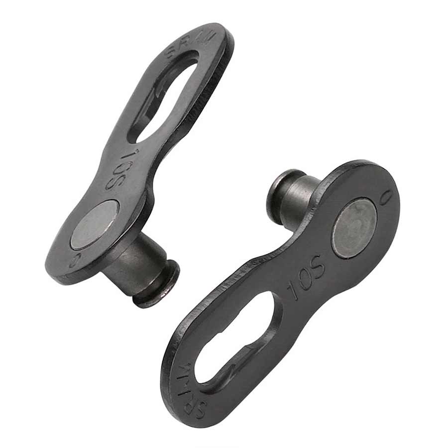 Chain Links and Pins SRAM SRAM PowerLock 10sp chain connector Black 50 units Dark Slate Gray