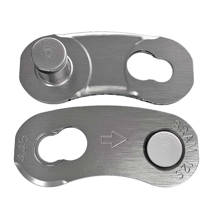 Chain Links and Pins SRAM SRAM Eagle PowerLock Link for 12-Speed Chain Silver Card/4 Slate Gray