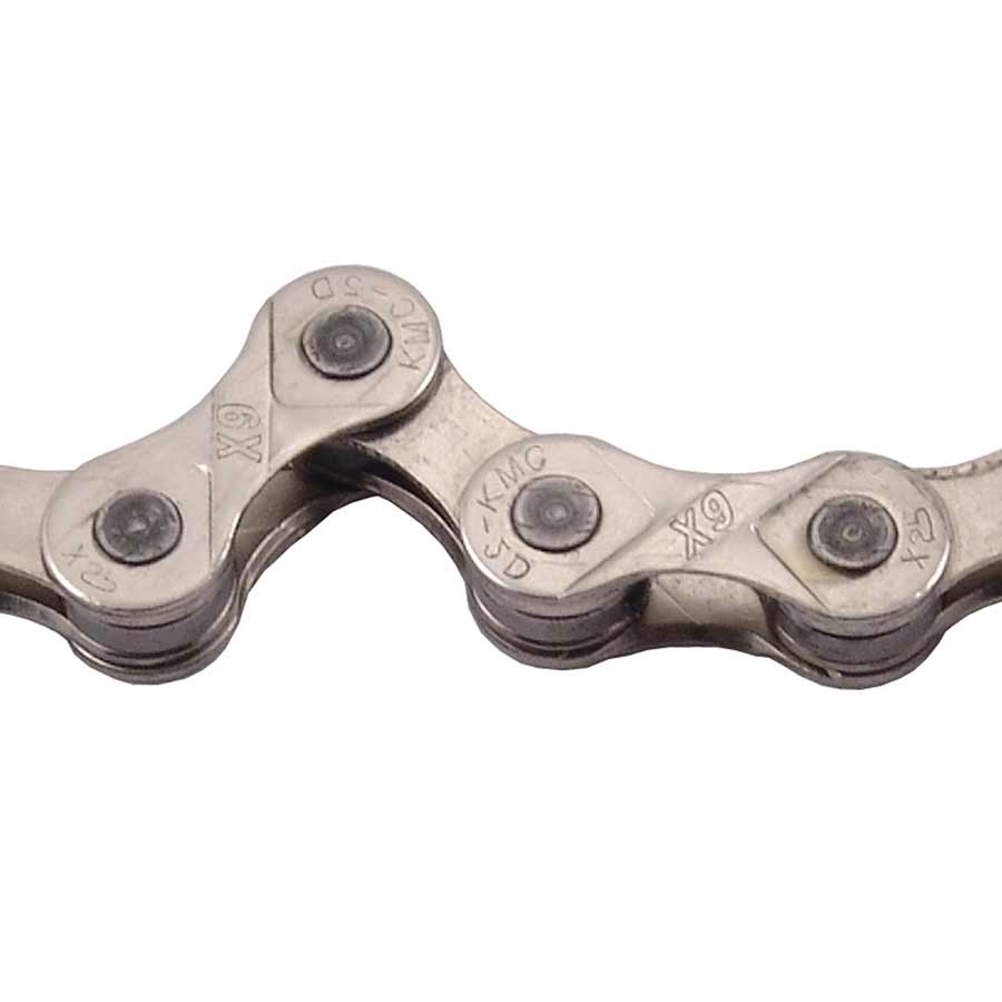 Chains KMC KMC X9 Chain - 9-Speed 116 Links Silver Gray
