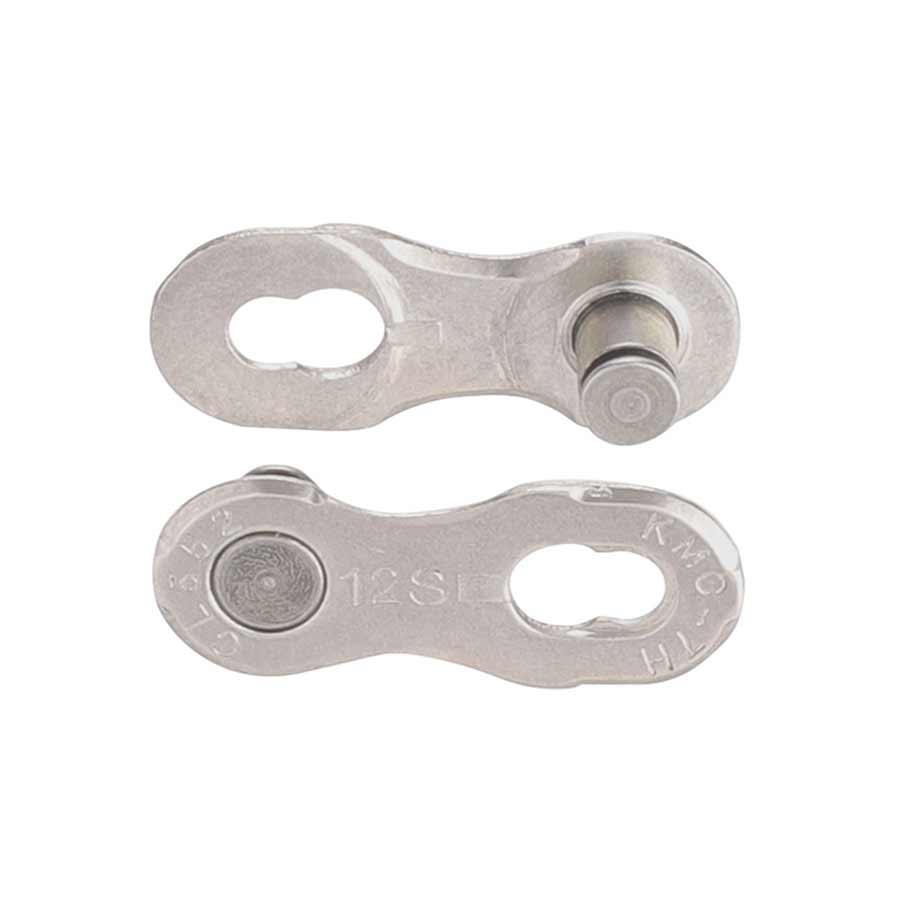 Chain Links and Pins KMC KMC MissingLink-12 Connector - 12-Speed Silver 2 Pairs/Card Gray