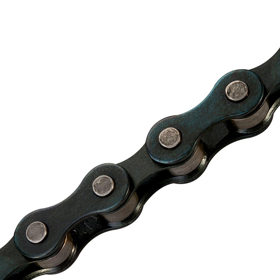 Chains KMC KMC S1 BMX Chain Painted Black Dark Slate Gray