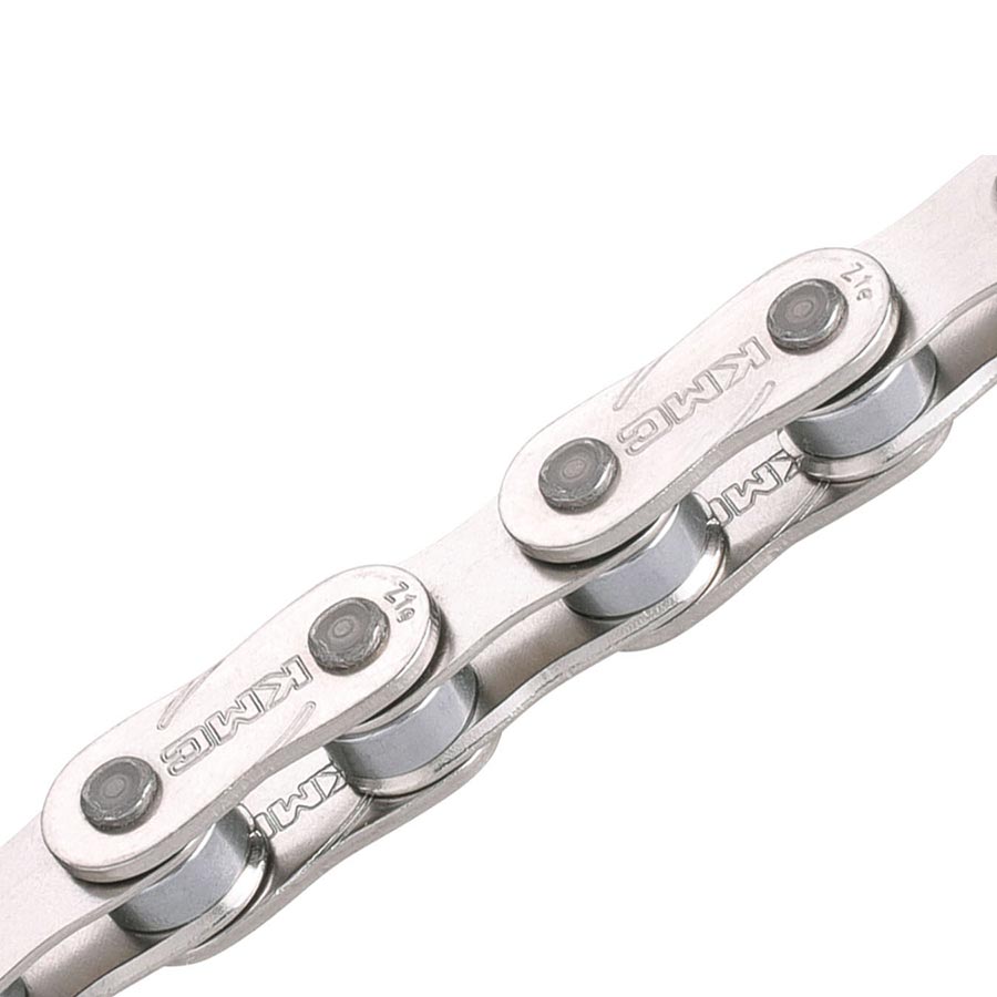 Chains KMC KMC Z1eHX Wide Chain - Single Speed 1/2" x 1/8" 112 Links Silver Light Gray
