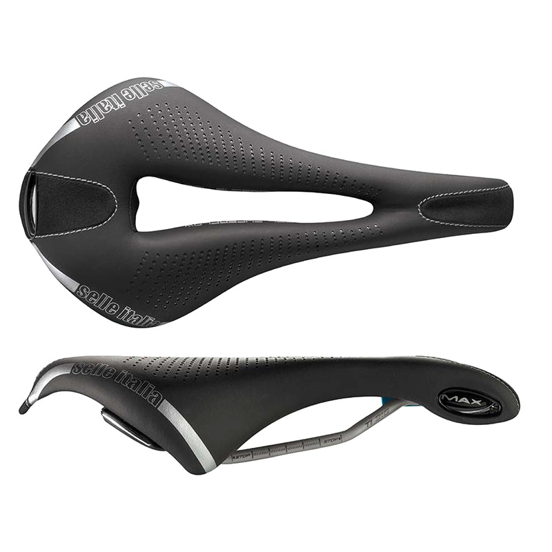 Selle Italia Max Flite Gel Superflow Saddle - Titanium Black L3