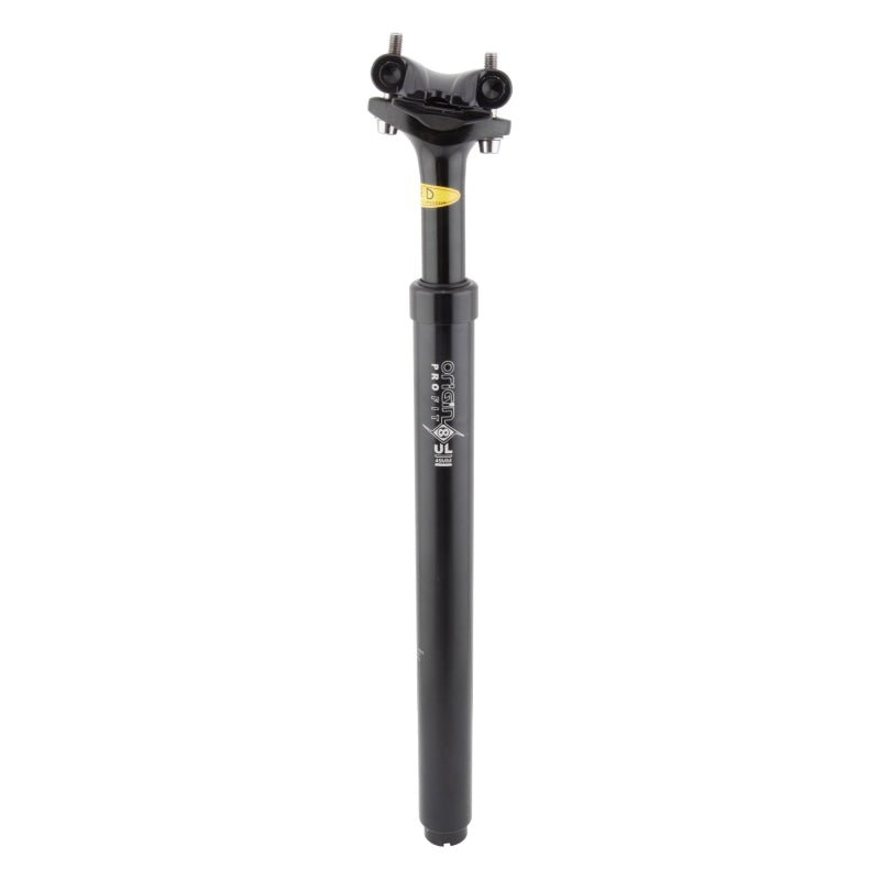 Seatpost Origin8 Origin8 Pro Fit UL Suspension Post 27.2mm 350mm Black Aly 0mm Dark Slate Gray
