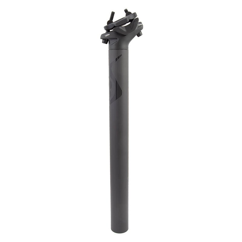 Seatpost Origin8 Origin8 Axys Carbon Seatpost 27.2mm 350mm Black UD Carbon 10mm Dark Slate Gray
