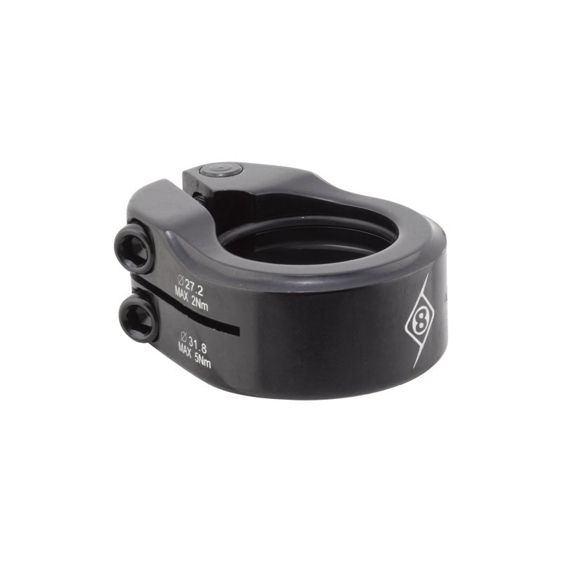 Seatpost Origin8 Origin8 Clampdown Double Seatpost Clamp 31.8 / 27.2 Black AL6061 Dark Slate Gray