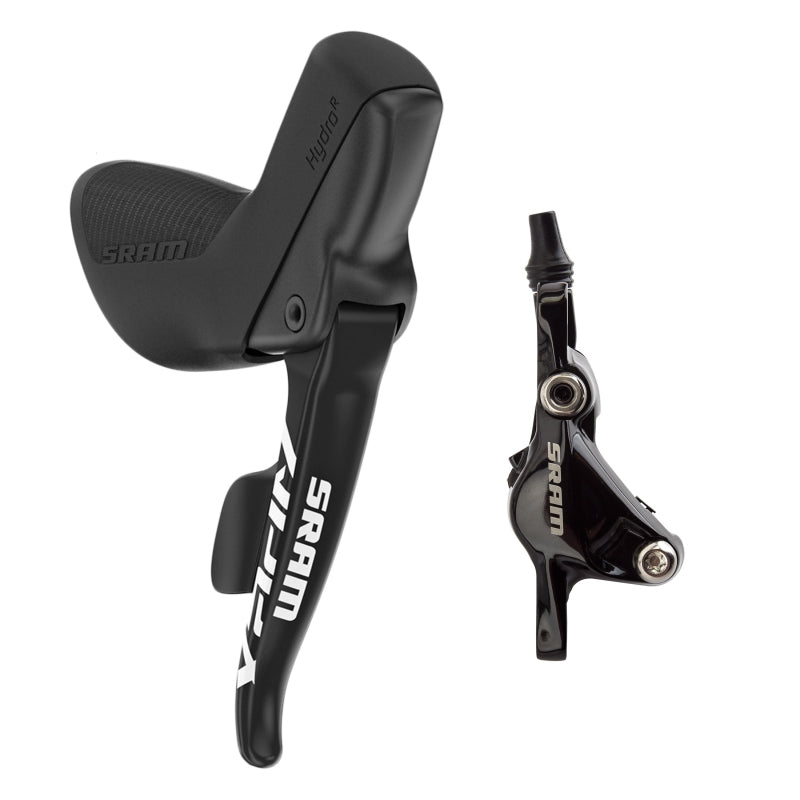 Brake/Shift Lever - Drop Bar SRAM SRAM Apex Hydraulic Road Post Mount Disc Brake Right DoubleTap 11 Speed Lever 1800mm Hose Rotor Bracket Sold Separately Dark Slate Gray