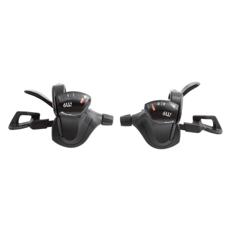 Shifters SunRace Sunrace DL-M933 Trigger Shifter DLM933 Pair 3x9sp 2 to 1 Blk 262g Dark Slate Gray