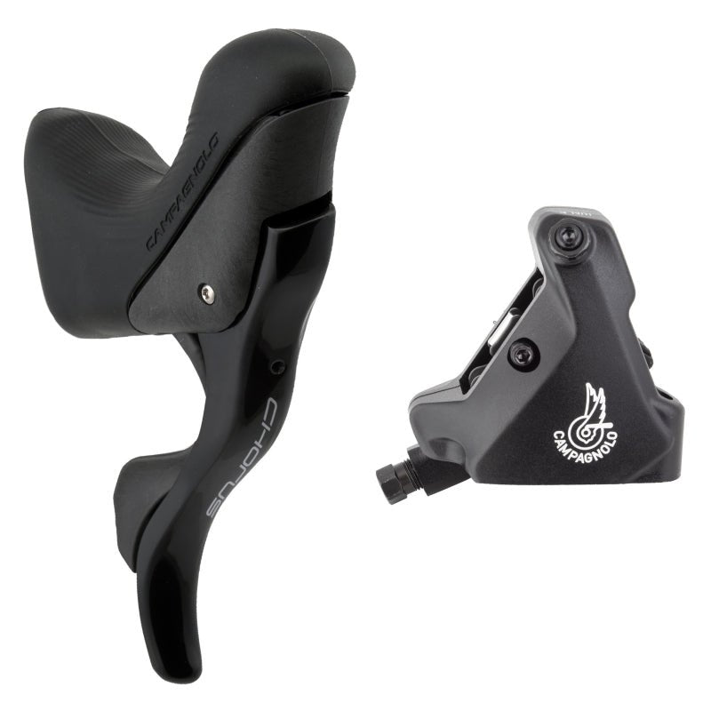 Brake/Shift Lever - Drop Bar Campagnolo Campagnolo Chorus Ergopower Hydraulic Brake/Shift Lever Disc Caliper - Right/Rear 12-Speed 160mm Flat Mount Caliper BLK Dark Slate Gray