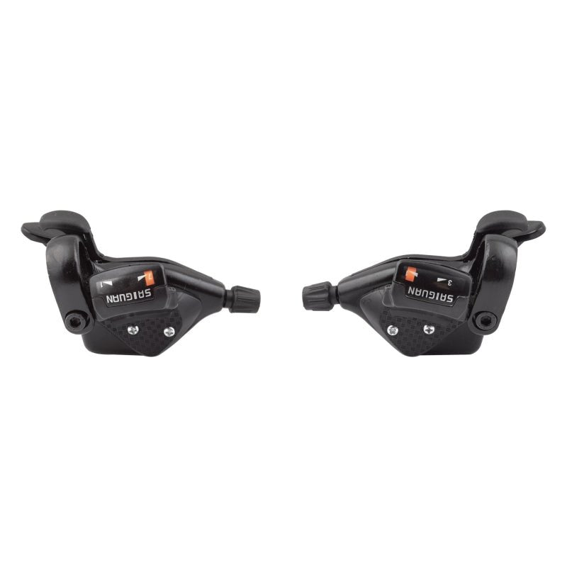 Shifters Sunlite Sunlite UtiliT Sport Trigger Shifter Pair 3x7s 2 to 1 Blk Dark Slate Gray