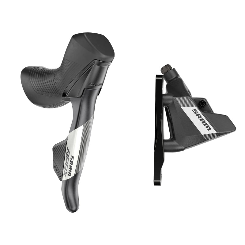 Brake/Shift Lever - Drop Bar SRAM SRAM Apex AXS eTap Shift/Brake Lever Hydraulic Disc Brake Caliper - Right/Rear 12-Speed Flat Mount 20mm Offset BLK D1 Dark Slate Gray