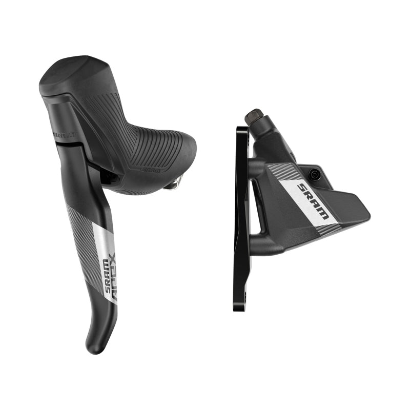 Brake/Shift Lever - Drop Bar SRAM SRAM Apex AXS eTap Shift/Brake Lever Hydraulic Disc Brake Caliper - Left/Front 12-Speed Flat Mount 20mm Offset BLK D1 Dark Slate Gray