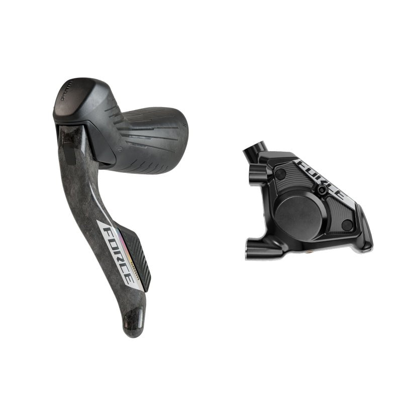 Brake/Shift Lever - Drop Bar SRAM SRAM Force eTap AXS HRD Shift/Brake Lever Hydraulic Disc Caliper - Right/Rear Flat Mount 20mm Offset 1800mm Hose BLK E1 Dark Slate Gray
