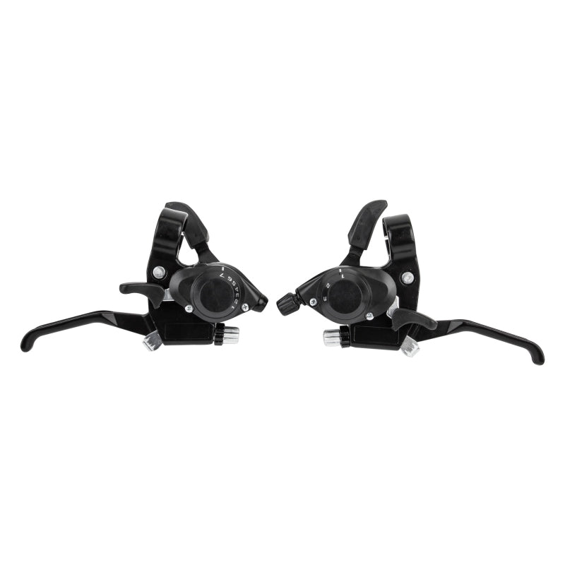 Shifters Sunlite Sunlite ATB Pair 3x7sp 2 to 1 Blk Dark Slate Gray