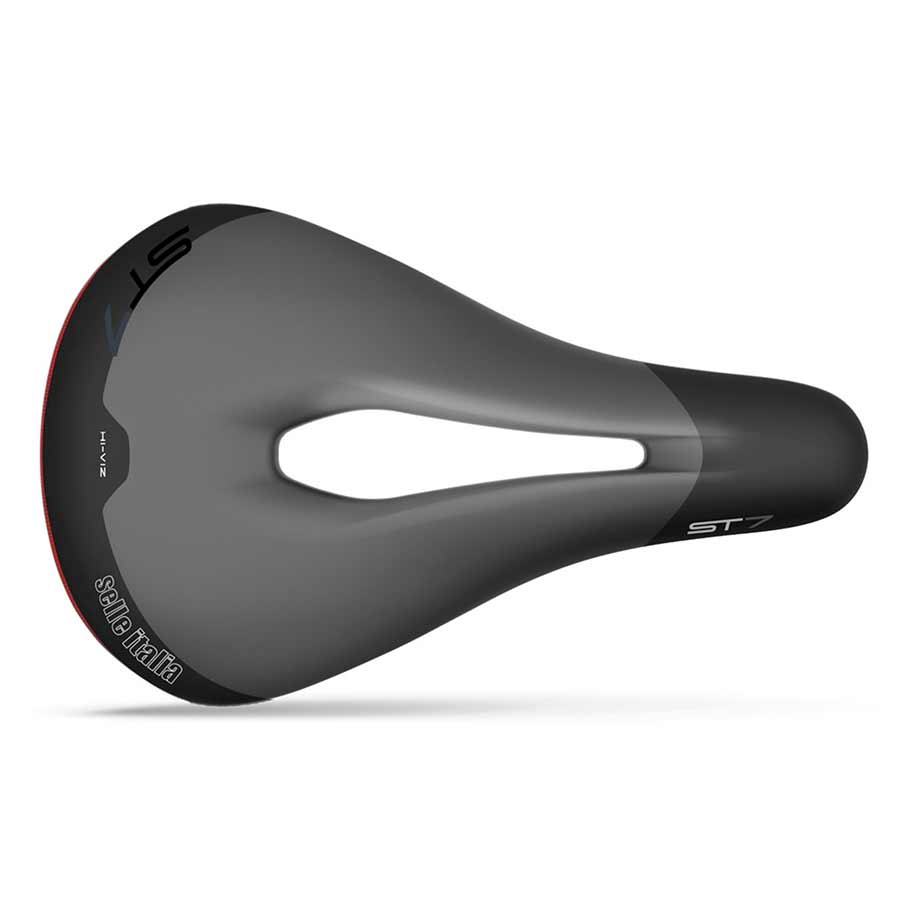 Saddles Selle Italia Selle Italia ST 7 Vision Superflow Saddle 250 x 165mm Unisex 395g Black/Hi-Viz Dim Gray