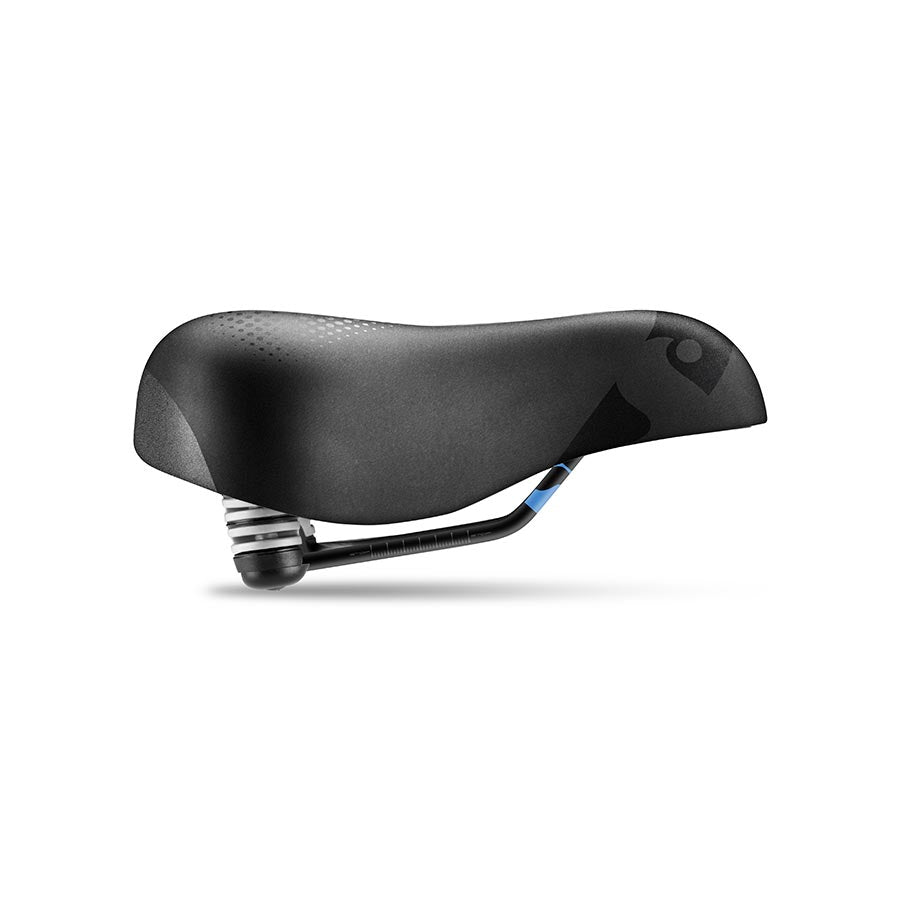 Saddles Selle Italia Selle Italia Zeta Comfort Gel Flow Saddle Unisex 670g Black Dark Slate Gray