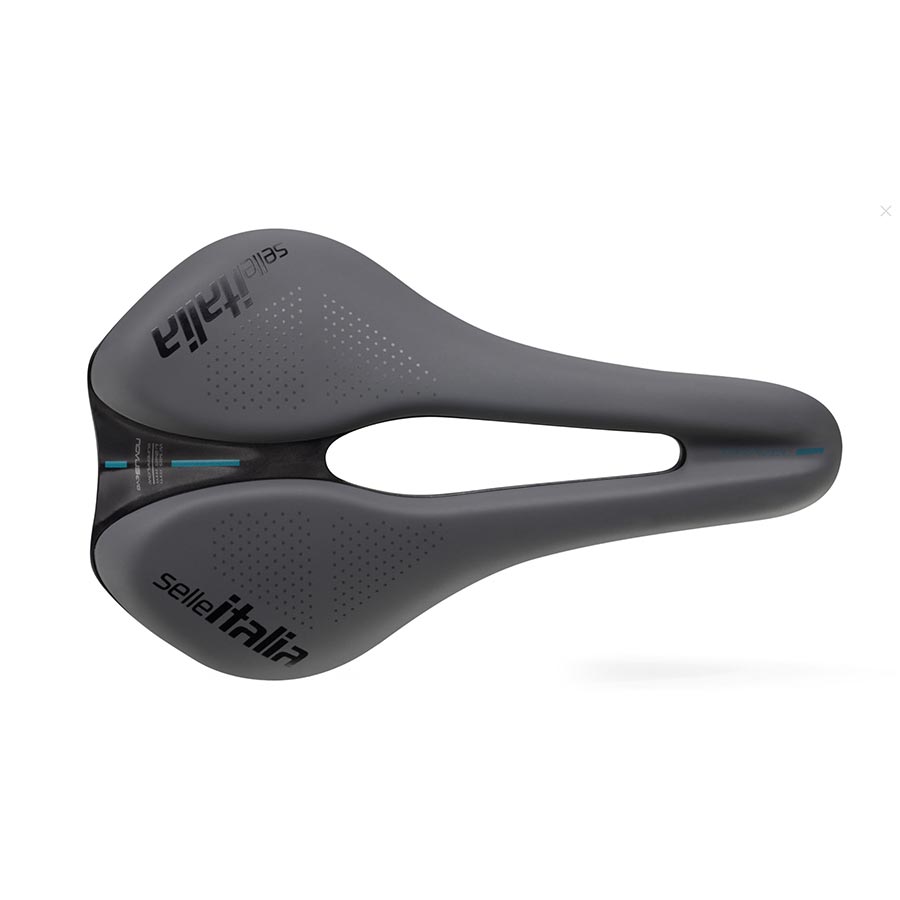 Saddles Selle Italia Selle Italia Novus Boost Gravel Superflow Saddle 245 x 145mm Unisex 242g Black Dark Slate Gray