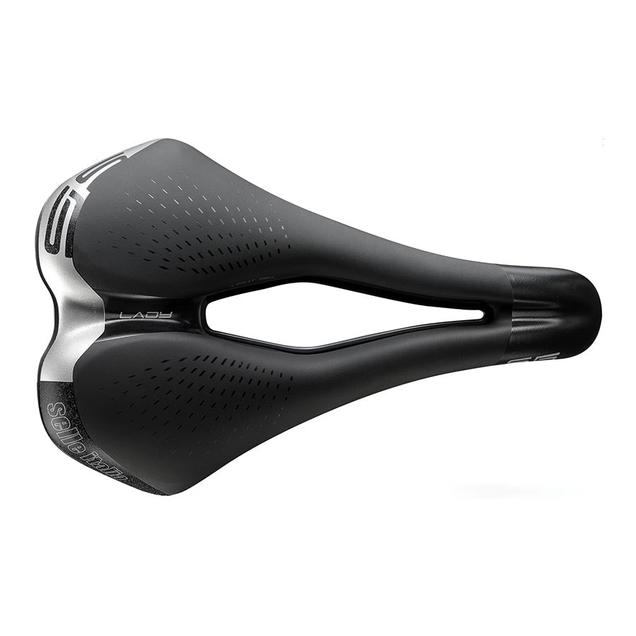 Saddles Selle Italia Selle Italia S 5 Lady Superflow Saddle - Fec Alloy Black S3 Womens Dark Slate Gray
