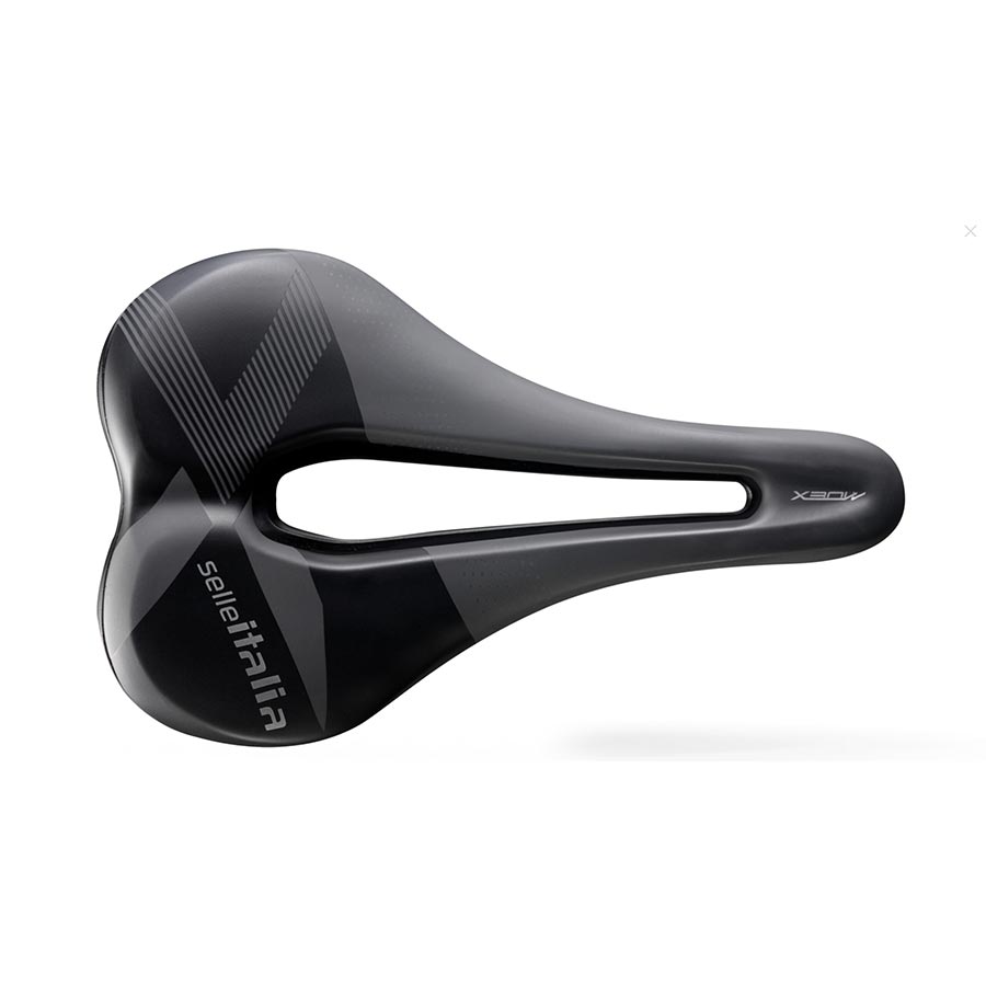Saddles Selle Italia Selle Italia X-Bow Superflow Ti 316 S Saddle 255 x 145mm Men 250g Black Dark Slate Gray