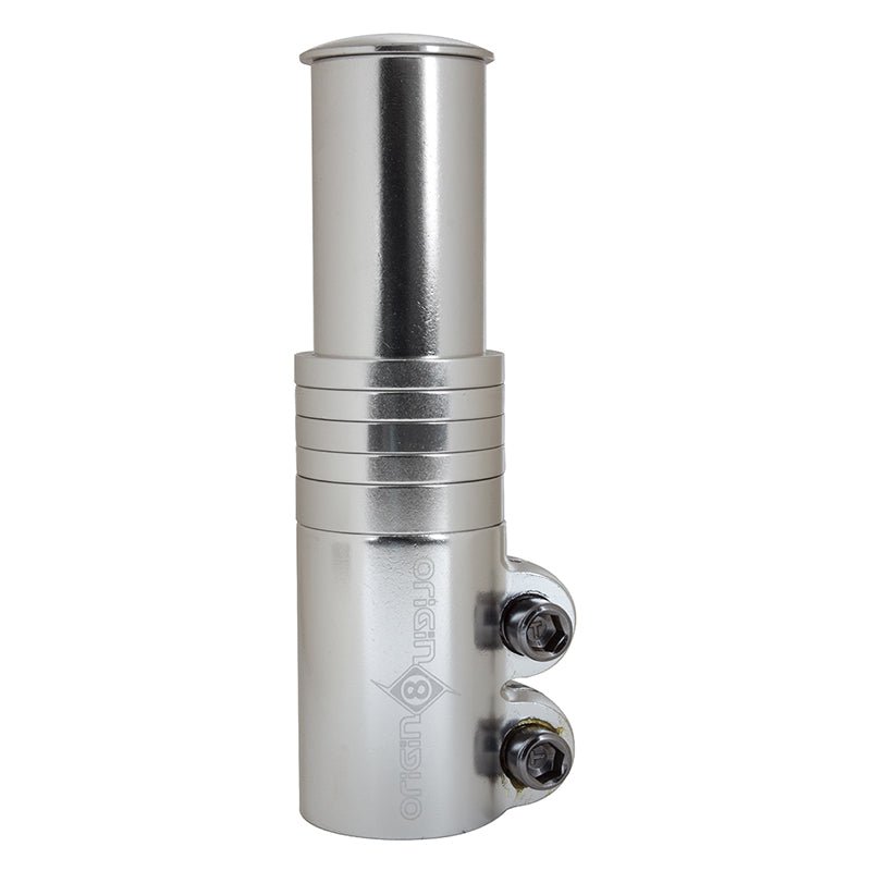 Stem Accessories Origin8 Origin8 X-Tra Lift Stem Riser 75mm Rise Silver Gray