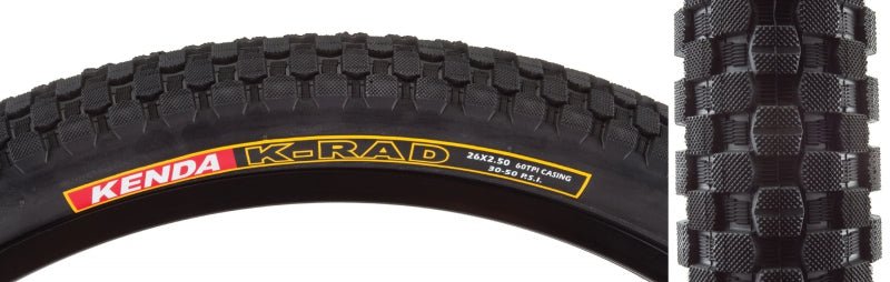 Tires Kenda Kenda K-Rad Sport 26x2.5 Standard Tire Dark Slate Gray