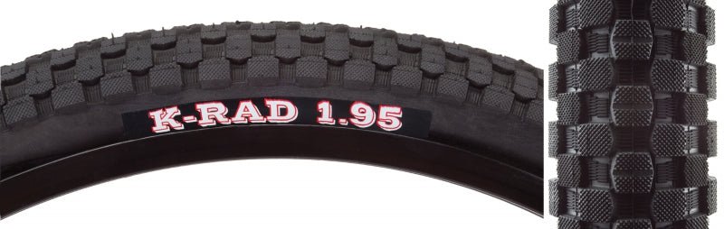 Tires Kenda Kenda K-Rad Tire - 20 x 1.95 Clincher Wire Black Dark Slate Gray