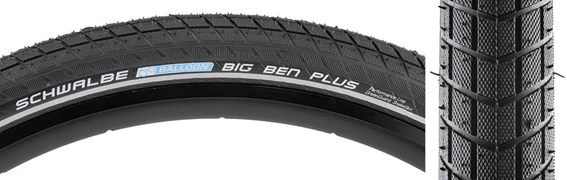 Tires Schwalbe Schwalbe Big Ben Plus Perf SS GG 26x2.15 Standard Tire Dark Slate Gray