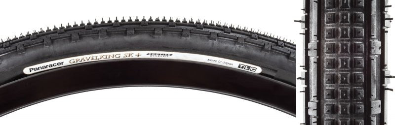 Tires Panaracer Panaracer GravelKing SK Plus Tire - 700 x 50 Tubeless Folding BLK ProTite Protection Dark Slate Gray