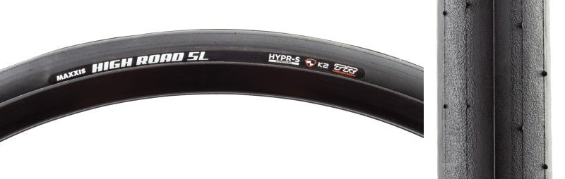 Tires Maxxis Maxxis High Road SL Tire - 700 x 25 Tubeless Folding BLK HYPR-S K2 Protection ONE70 Dark Slate Gray
