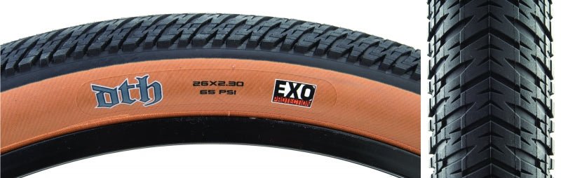 Tires Maxxis Maxxis DTH 26x2.3 Standard Tire Rosy Brown