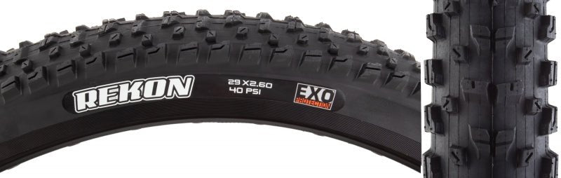 Tires Maxxis Maxxis Rekon Tire - 29 x 2.6 Clincher Wire Black EXO Dark Slate Gray