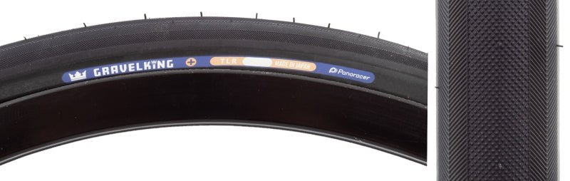 Tires Panaracer Panaracer GravelKing Slick Plus Tire - 700 x 30 Tubeless Folding Black Dark Slate Gray