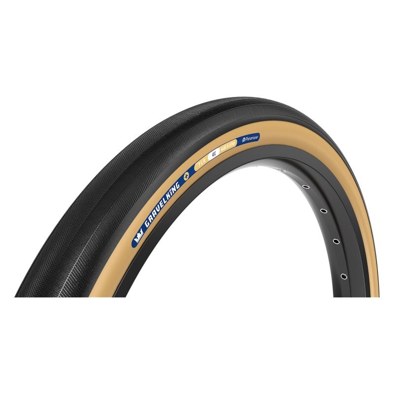 Tires Panaracer Panaracer GravelKing Slick Plus Tire - 700 x 40 Tubeless Folding Black/Brown Dark Slate Gray