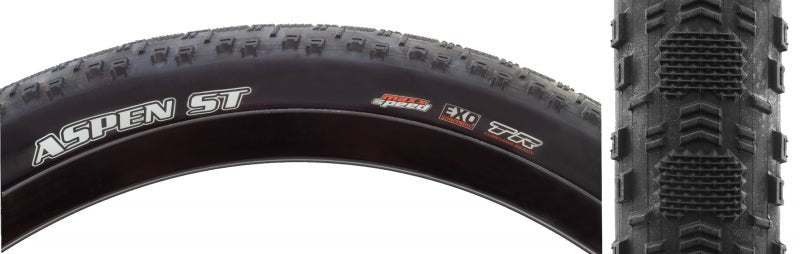Tires Maxxis Maxxis Aspen ST Tire - 29 x 2.40 Tubeless Folding Black MaxxSpeed EXO 120tpi Dark Slate Gray