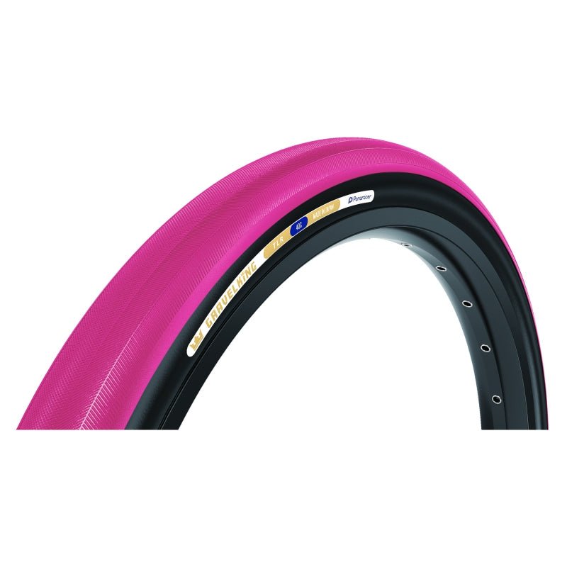 Tires Panaracer Panaracer GravelKing Slick 700x40 Tubeless Tire Violet Red
