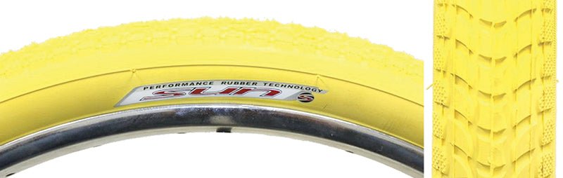Tires Sunlite Sunlite Cruiser 927 26x2.125 Standard Tire Light Goldenrod
