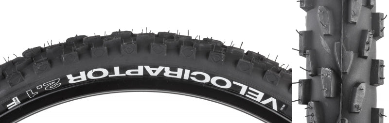 Tires WTB WTB VelociRaptor Comp Tire - 26 x 2.1 Clincher Wire Black Front Dark Slate Gray