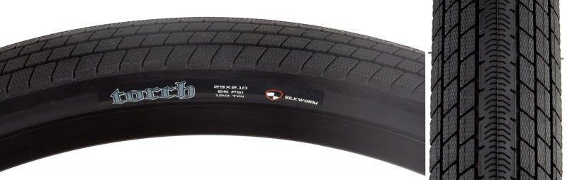 Tires Maxxis Maxxis Torch Tire - 29 x 2.1 Clincher Folding Black Single Silkworm Dark Slate Gray