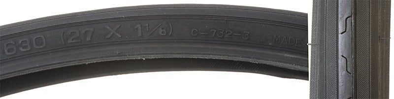 Tires Sunlite Sunlite CST732 27x1-1/8 Standard Tire Dark Slate Gray