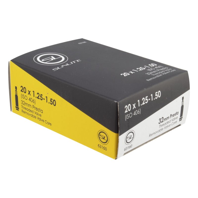 Tube Sunlite Sunlite Standard Presta Valve PV 32mm 0d Threaded Removable 33mm 0.9mm Dim Gray