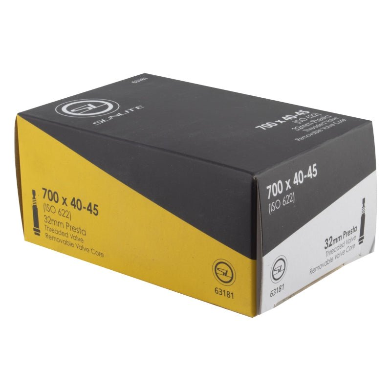 Tube Sunlite Sunlite Standard Presta Valve 700x40-45 PV 32mm 0d Threaded Removable 44mm 0.9mm Dark Slate Gray