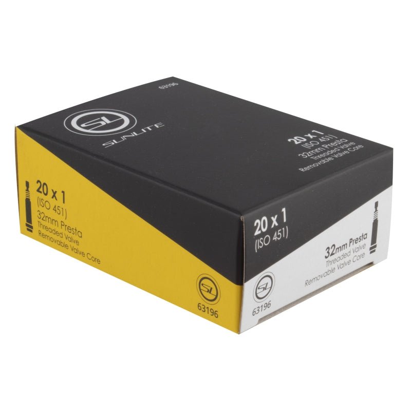 Tube Sunlite Sunlite Standard Presta Valve 20x1 (451x19) PV 32mm 0d Threaded Removable 22mm 0.9mm Dark Slate Gray