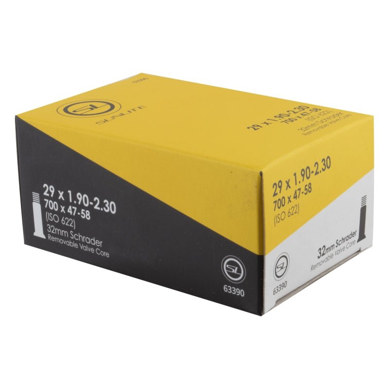 Tube Sunlite Sunlite Standard Schrader Valve SV 32mm 0d Smooth Removable 51mm 0.9mm Goldenrod