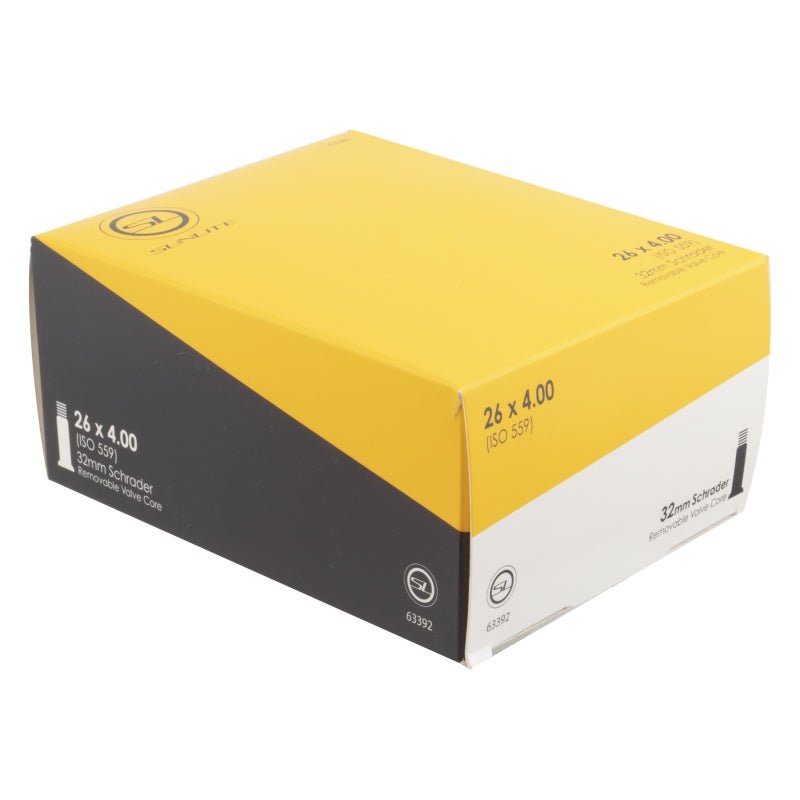 Tube Sunlite Sunlite Standard Schrader Valve 26x4.00 SV 32mm 0d Smooth Removable 100mm 0.9mm Light Goldenrod