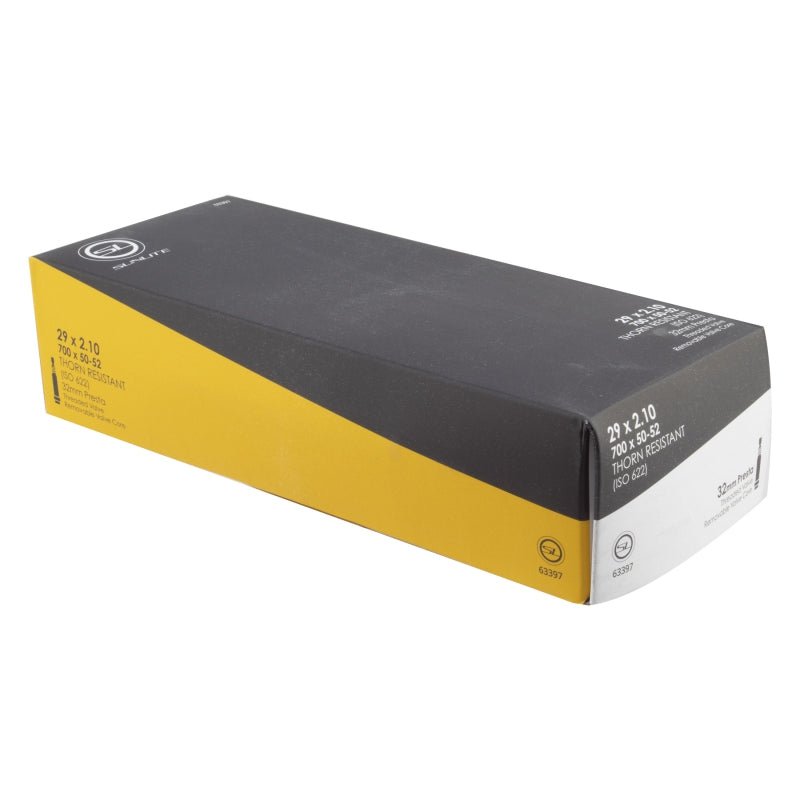 Tube Sunlite Sunlite Thorn Resistant Presta Valve 29x2.10 (700x50-52) PV 32mm 0d Threaded Removable 49mm 4.3mm Dim Gray