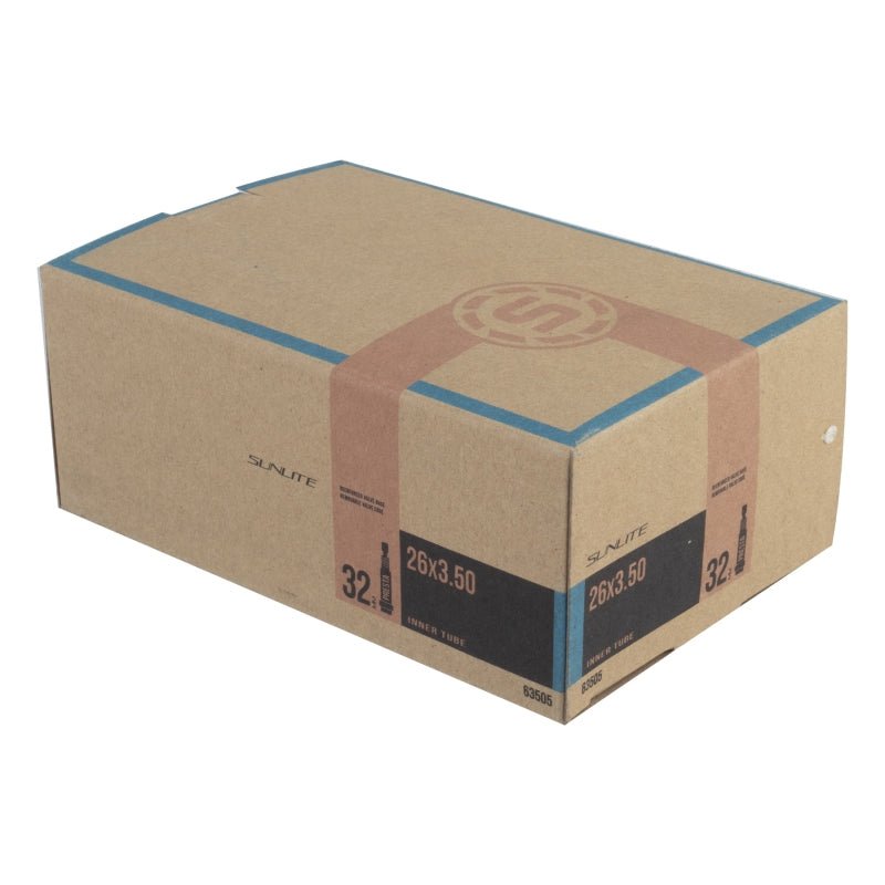 Tube Sunlite Sunlite Standard Presta Valve 26x3.50 PV 32mm 0d Smooth Non-Removable 90mm 0.9mm Rosy Brown