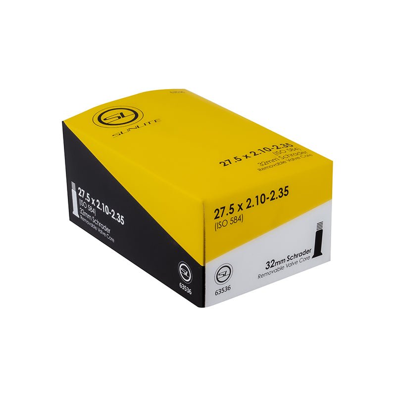 Tube Sunlite Sunlite Standard Schrader Valve 27.5x2.10-2.35 SV 32mm 0d Smooth Removable 56mm 0.9mm Dark Slate Gray