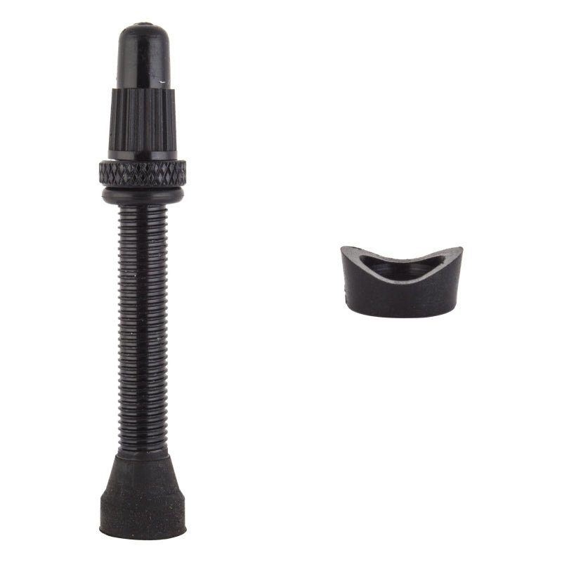 Tubeless Accessories Origin8 Origin8 Tubeless Alloy Presta Valve Tubeless Valve 44mm Single AL6061 Black 23mm - 31mm Dark Slate Gray